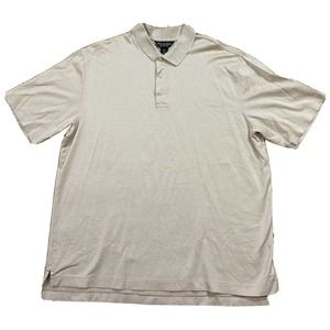 Brooks Brothers Performance Polo Knit Sz XL Beige